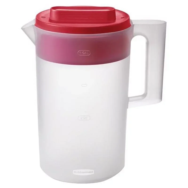 

Best.Simply Pour Clear/Red Pitcher Plastic 1 gal.Innovative design.HOME..Innovative