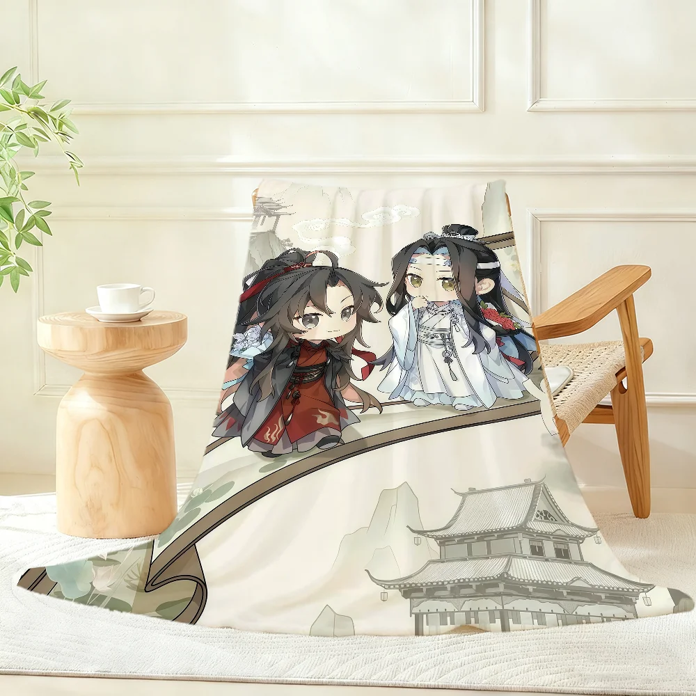 Comics Cartoon Mo Dao Zu Shi Wei Wuxian Blanket Throw Super Cosy Plush Living Room Sofa Couch Childish Birthday Gifts