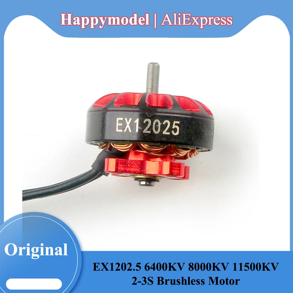 

Happymodel EX1202.5 1202.5 6400KV 8000KV 11500KV 2-3S Brushless Motor for RC FPV Racing Drone Crux3 Babytooth