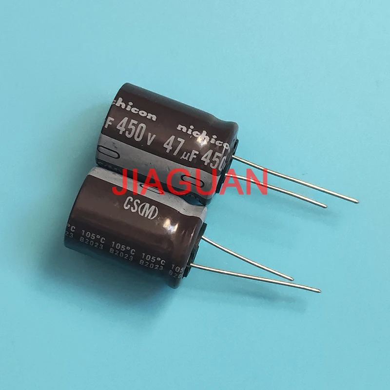 

20PCS NEW NICHICON CS 450V47UF 18X25MM electrolytic capacitor 450V 47UF High frequency long life cs 47uF/450V