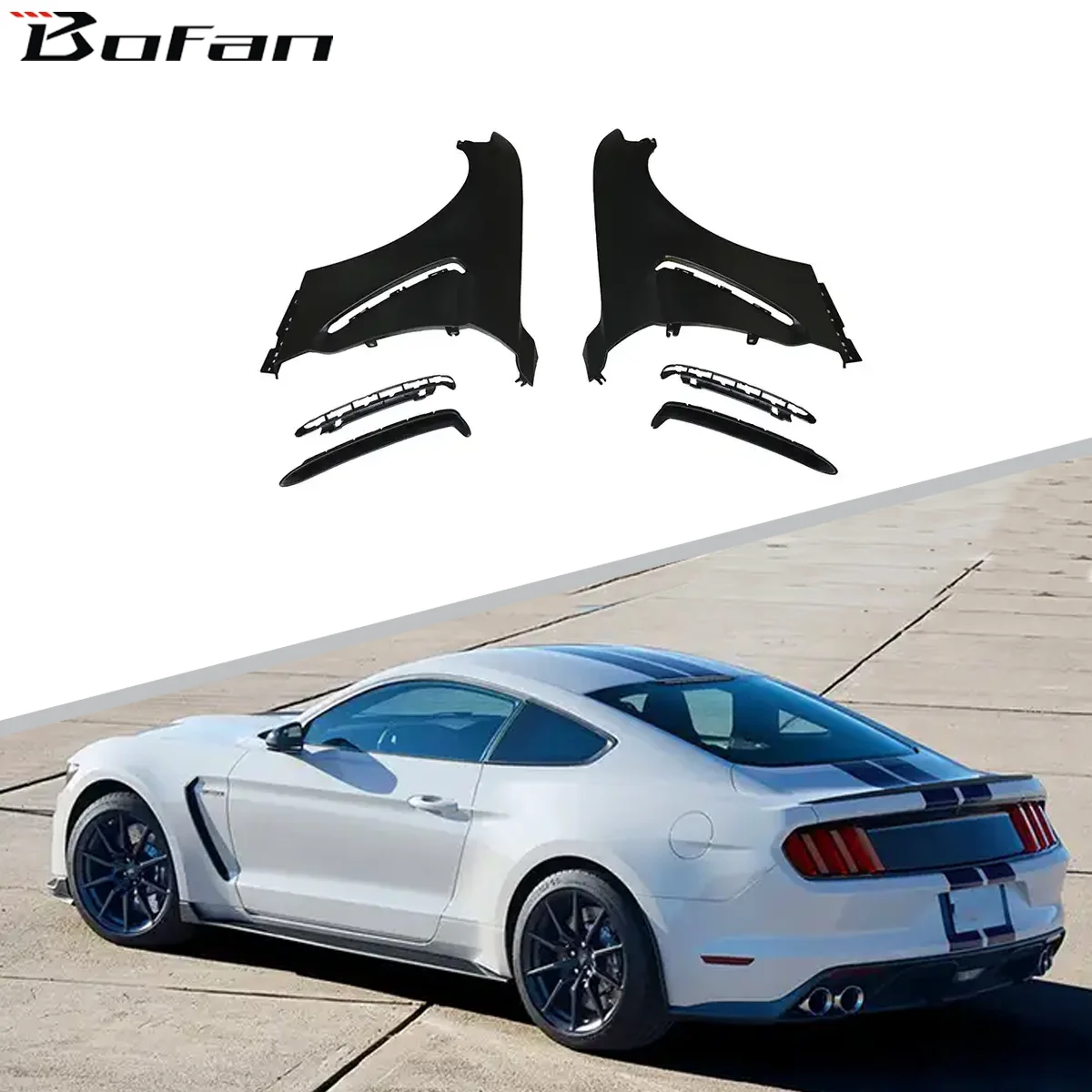 

GT350 Style Sheet Metal Stamping Steel Fender for Mustang 2015-2017