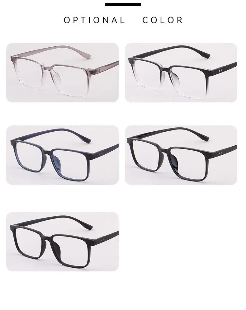 Rahmenbreite 158 mm, ultraleichte TR-Lesebrille für Herren, große Größe, Business, großes Gesicht, presbyopische Brillen, fertige optische Brillen – Detail 6