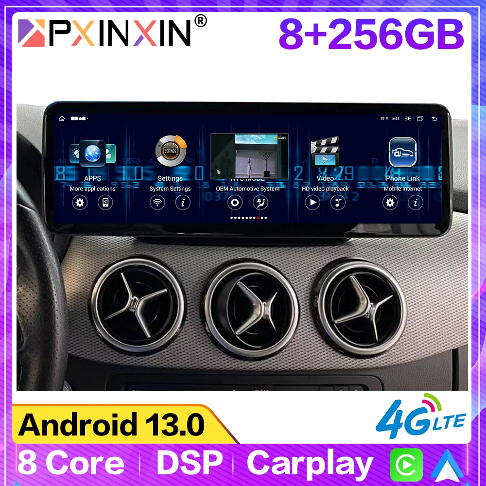

14,9 "Android 13 авто радио GPS-навигация для Mercedes Benz B B-Class 2015-2018 CarPlay стерео мультимедийный плеер головное устройство