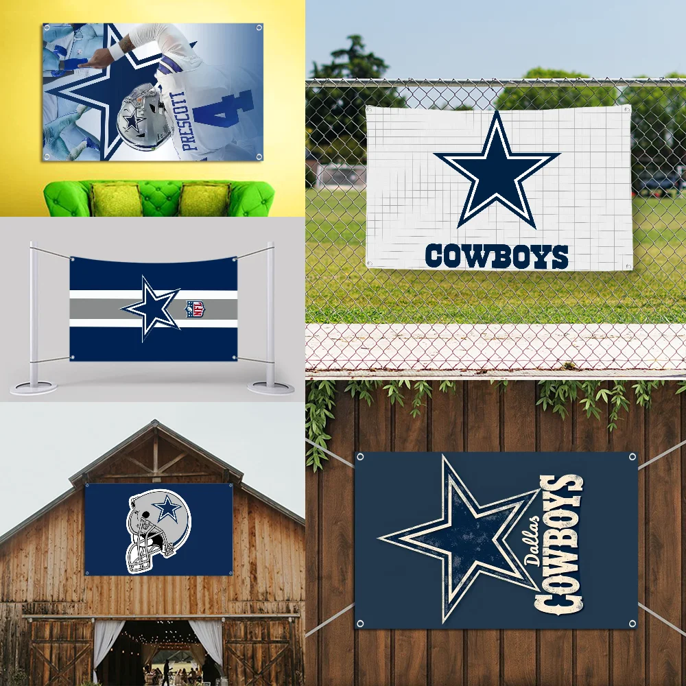 Outdoor Decor D-Dallas C-Cowboys  Flag Outdoor camping yard flag office gym wall dormitory decoration flag