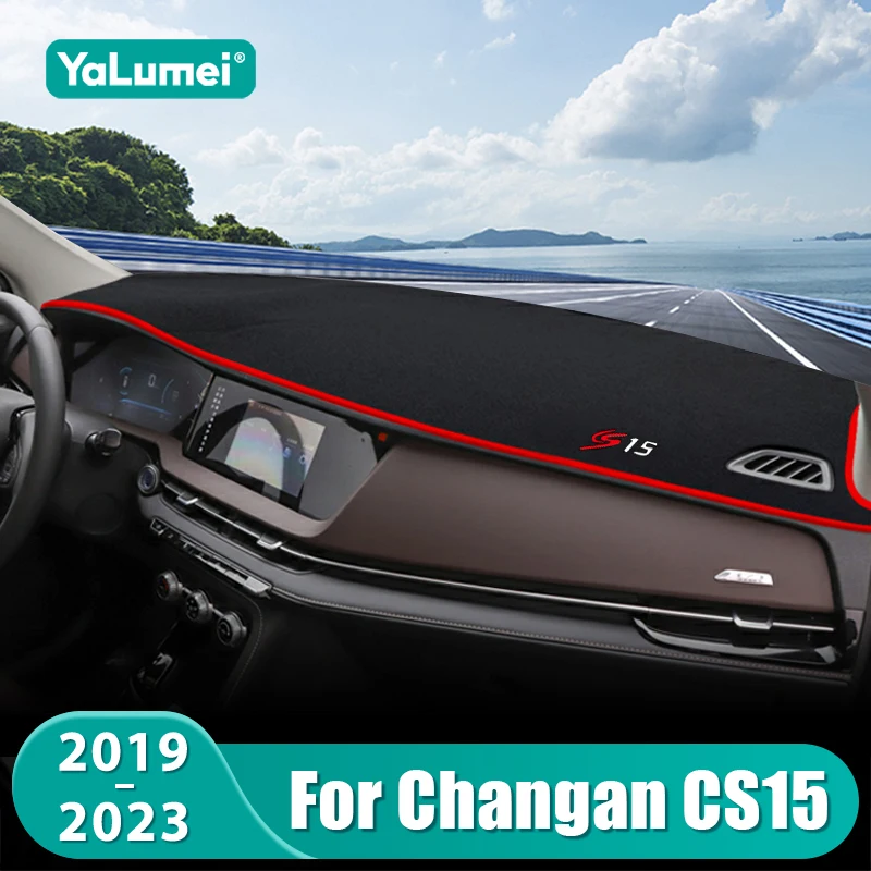 

Для Changan CS15 2019 2020 2021 2022 2023, коврик для приборной панели автомобиля, солнцезащитный козырек, инструментальный стол, нескользящий чехол, аксессуары