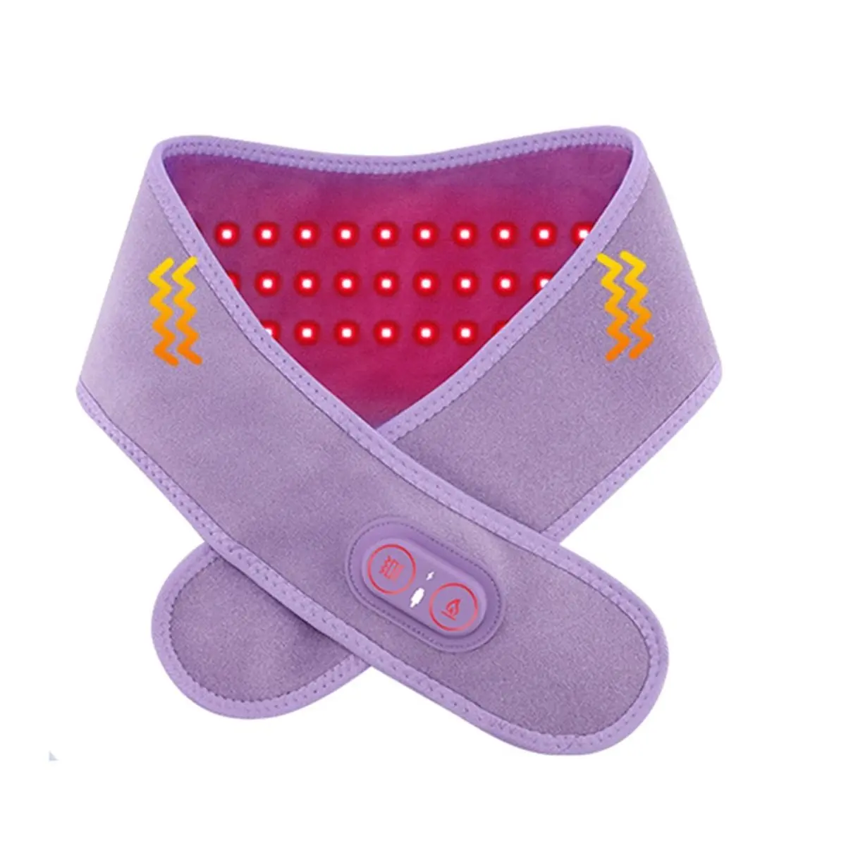 【Newest AT03】Electric Wireless Heated Neck Protection Belt 3000mAh Warmth Neck Massage Relaxation Gift for Parents & Seniors