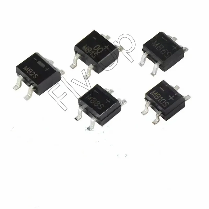 50PCS MB10F MB6F MB10S MB6S SMD bridge rectifier