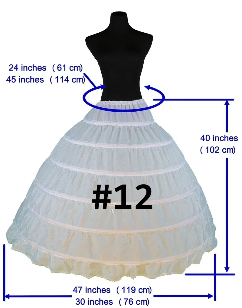 Petticoat1--12# Crinoline Hoopless Underskirt Wedding Petticoat Fishtail Mermaid Prom