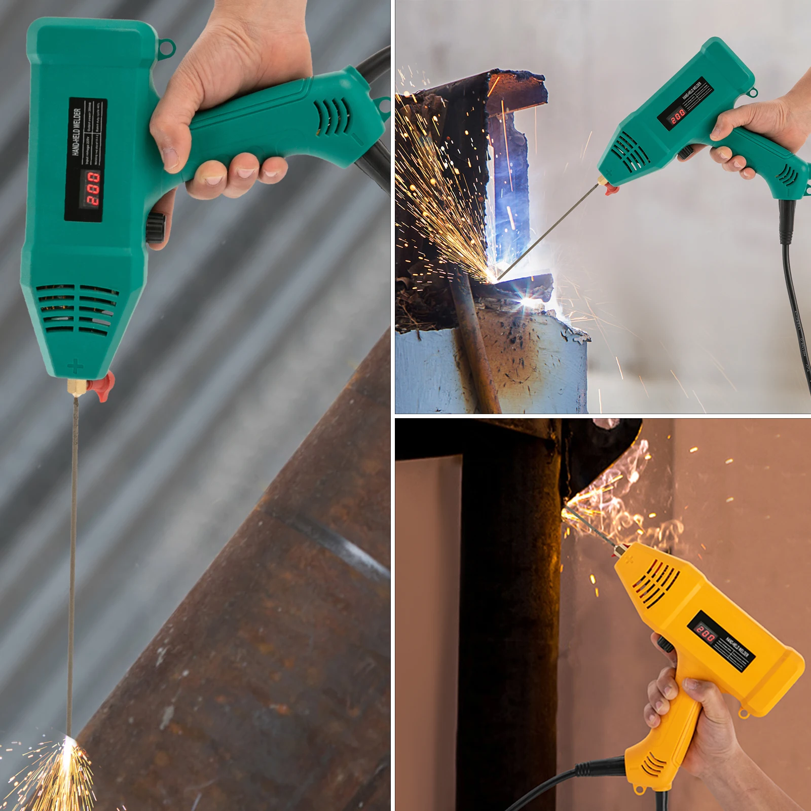 3000W 휴대용 용접기, 가정용 휴대용 디지털 용접기 총, 고정밀 고효율 용접 장비
