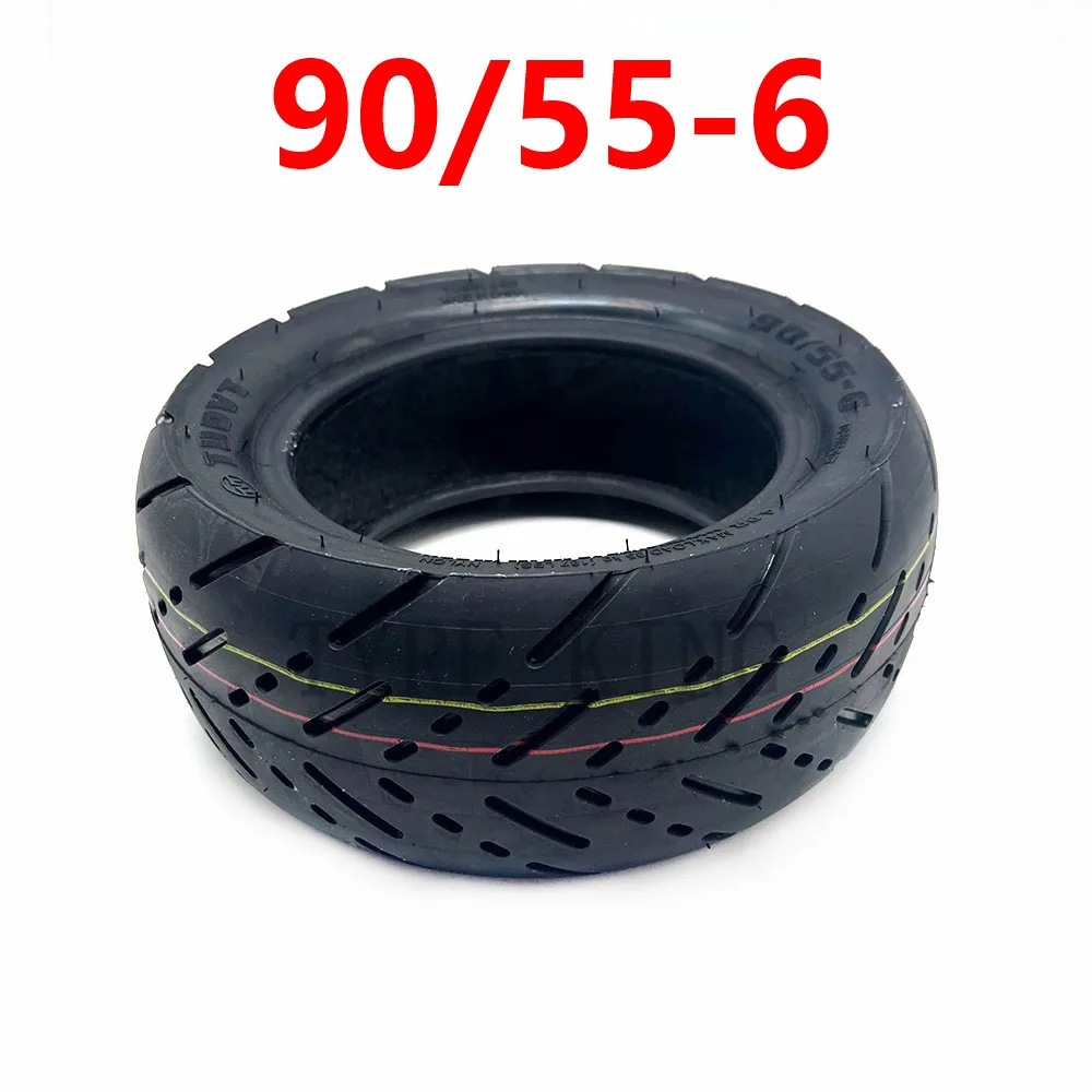 Electric Scooter Parts 90/55-6 Thickened City Tubeless Tyre 10 Inch 90/55-6 Off-road Vacuum Tire