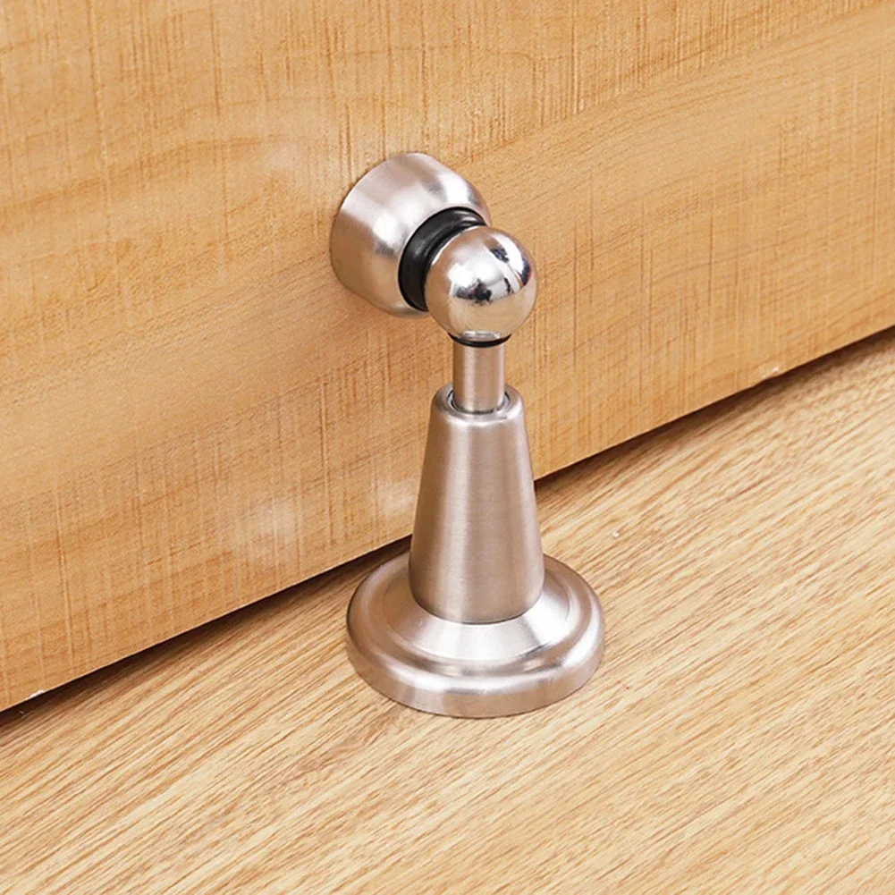 Butoir de porte magnétique en acier inoxydable, support de capture, forte Attraction magnétique, résistance de porte, aspiration de porte
