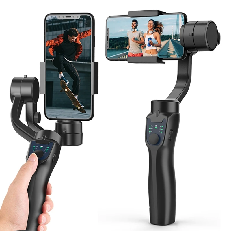 Imagem -06 - Handheld 3-axis Gimbal Estabilizador Suporte do Telefone Anti Shake Gravação de Vídeo Celular Fácil de Usar f8