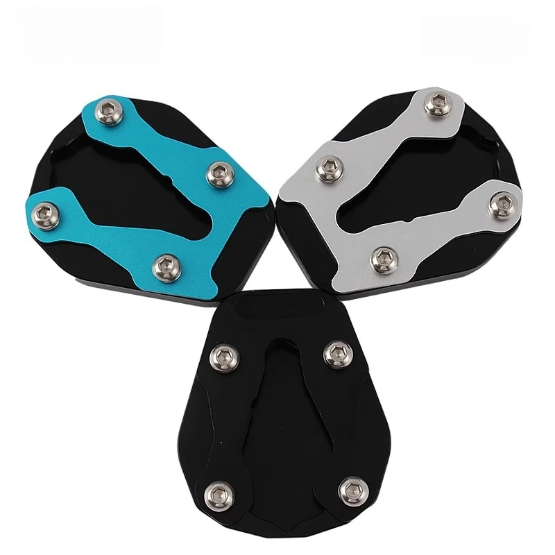 450MT Motorcycle Kickstand Decoration For CFMOTO MT450 450 MT Parking Rack Base Plus Pad  CNC Aluminum Modification Accessories view 3