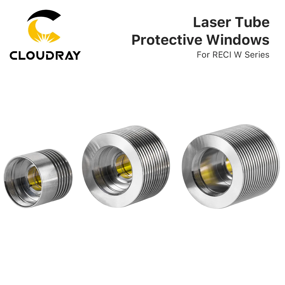 Rura laserowa Cloudray Co2 okna ochronne RECI z serii T laserowe akcesoria ochronne do serii RECI rura laserowa — zdjęcie 3