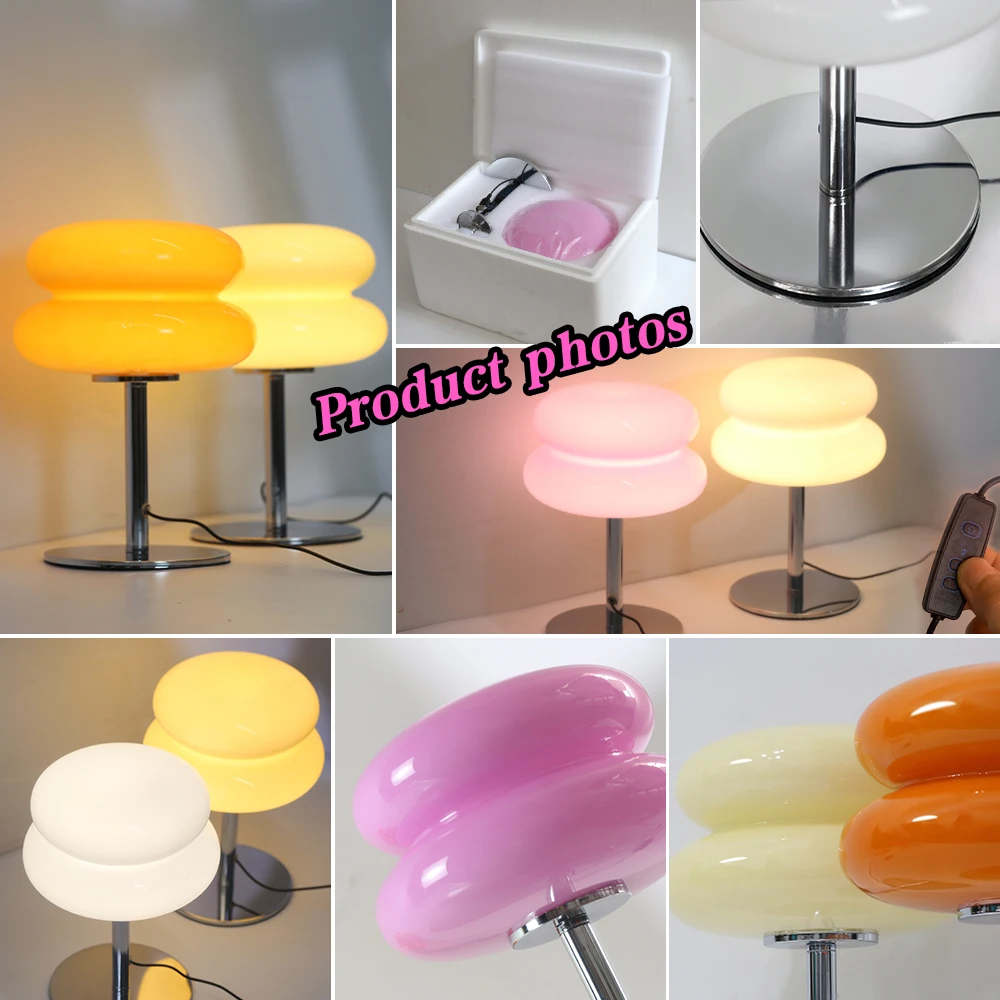 Macaron Desk Lamps Dimmable USB DC 5V Table Decoration Lights Dimming Bedside Atmosphere Night Lamps Indoor Lighting LED
