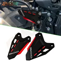 Motorcycle Decorative CNC Aluminum Footrest pedal guard Footrest Pedal Protector Accessories 2024 For Kawasaki Z500 Z 500 z500