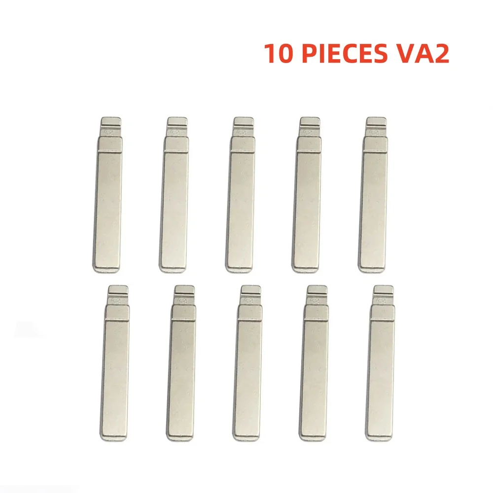 10 20 шт. 58 #   VA2 металлический необрезанный пустой откидной лезвие дистанционного ключа для Peugeot Citroen Renault для keydiy KD xhorse VVDI JMD