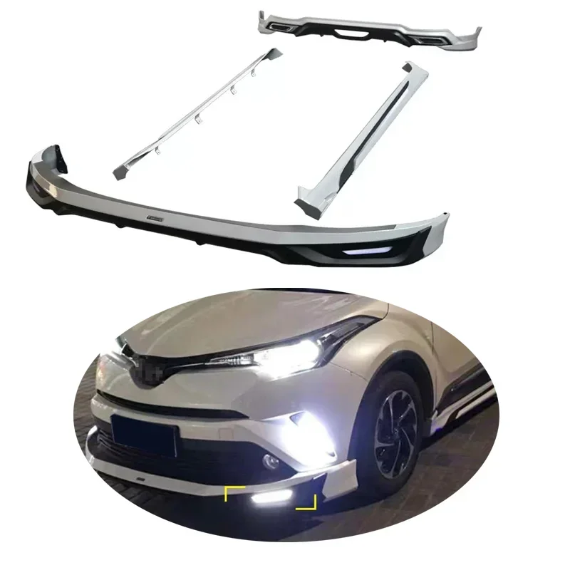 Body Kit Front Rear Side Skirt for 2017 2018 2019 2020 Toyota C-HR CHR Body Kit