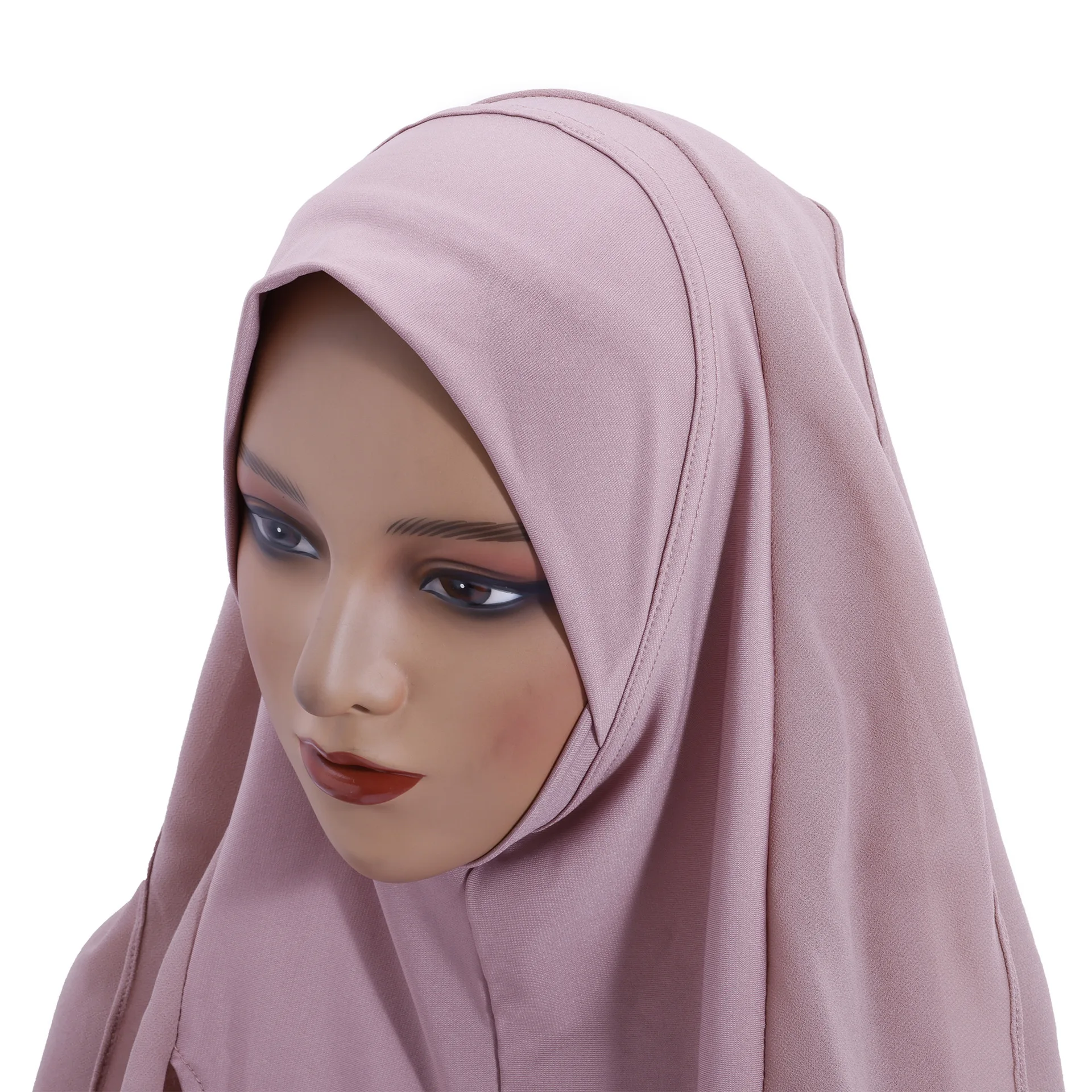 

Новый двухслойный хиджаб с бантом, мгновенный шарф, мусульманские женщины, молитвенный хиджаб, тюрбан, Амира, никаб, нокаб, головной платок, повязка на голову, шали, шляпа