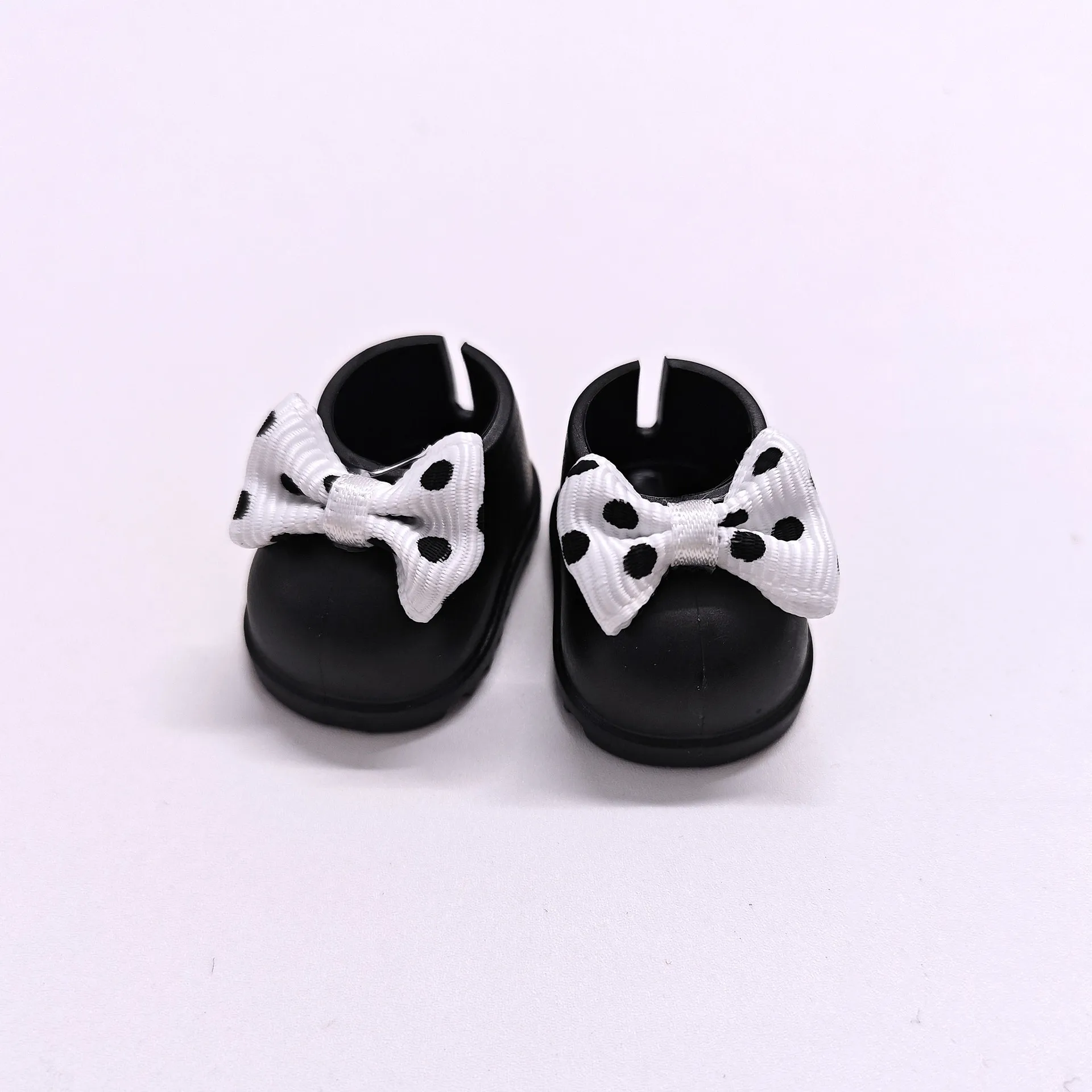 Botas de lluvia y auriculares de lunares para muñeca Labubu, zapatos de playa coloridos Labubu de 15-17cm, accesorios para fiesta sentada