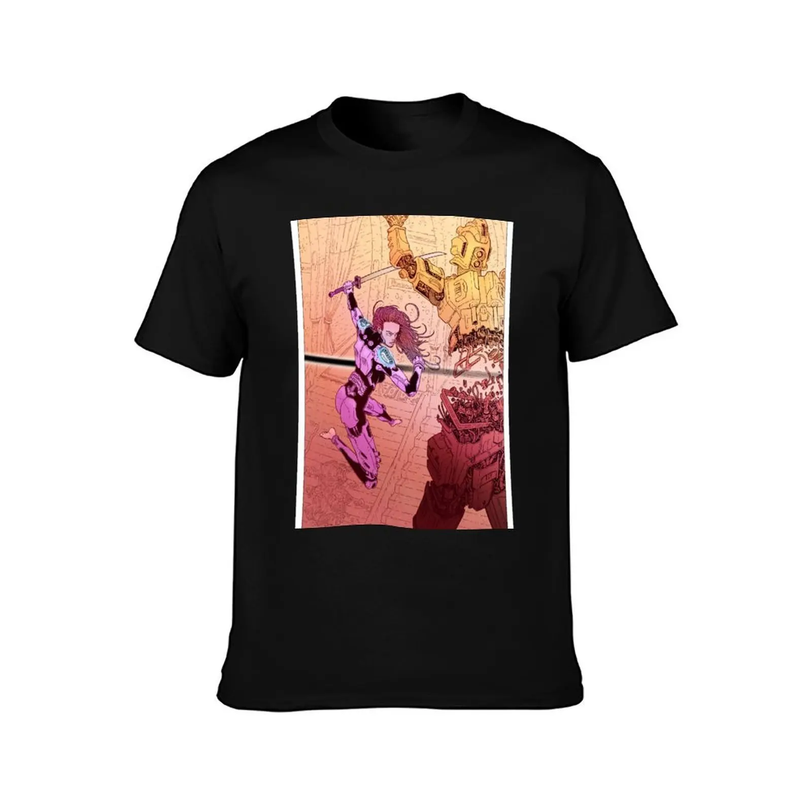 Final blow T-Shirt, Summer Casual Cotton Tee, Oversized Streetwear Tops, Vintage Graphic Print, Loose Fit Short Sleeve