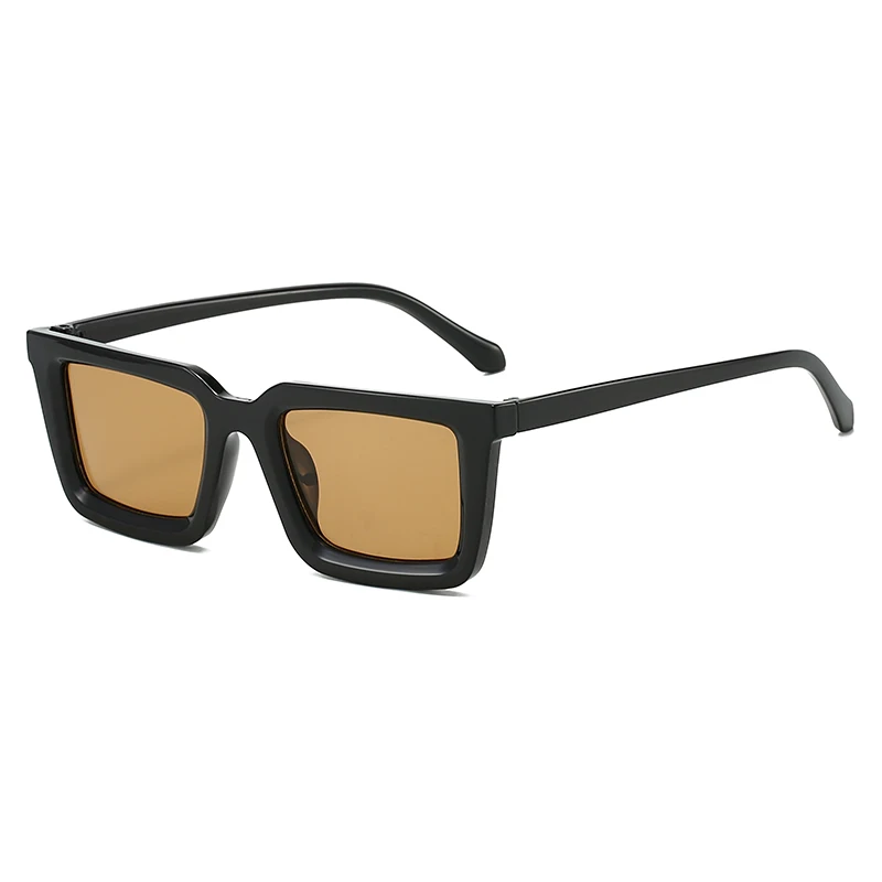 الكلاسيكية مربع النظارات الشمسية النساء الرجال الحد الأدنى الاتجاه ظلال الترفيه تخفيف نظارات شمسية سيدة رجل UV400 نظارات واقية #2