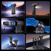 【2025 New】Wireless Jet Fan Brushless Motor Turbo Air Blower For Car Cleaning With LED Light Digital Display Portable Outdoor Use 4