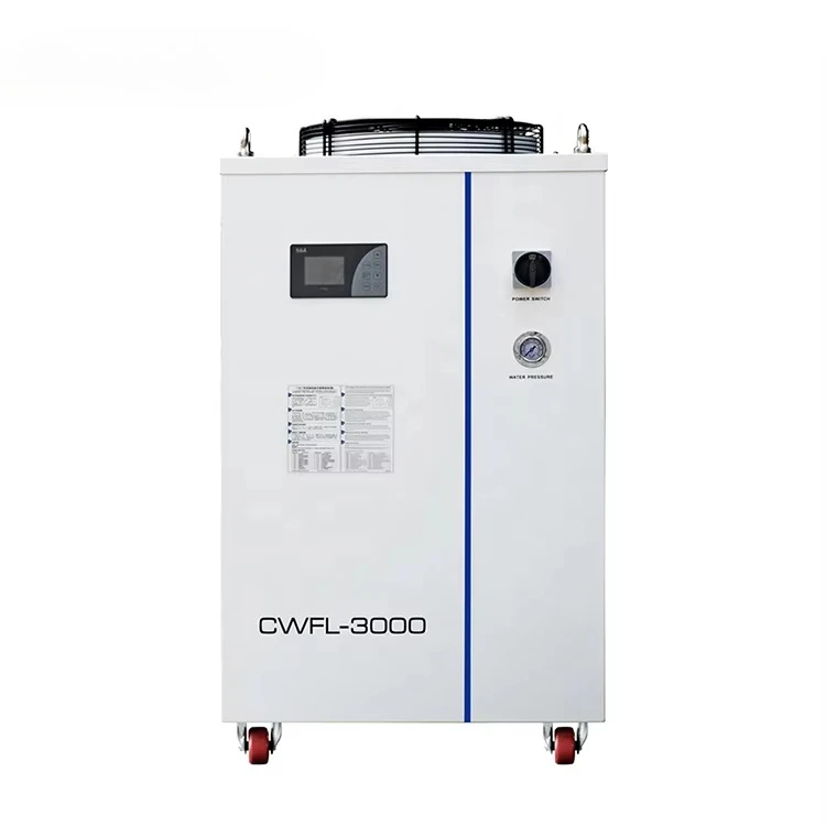 CWFL-3000 3000W 3KW CNC Fiber Laser Cutting Machine Water Chiller