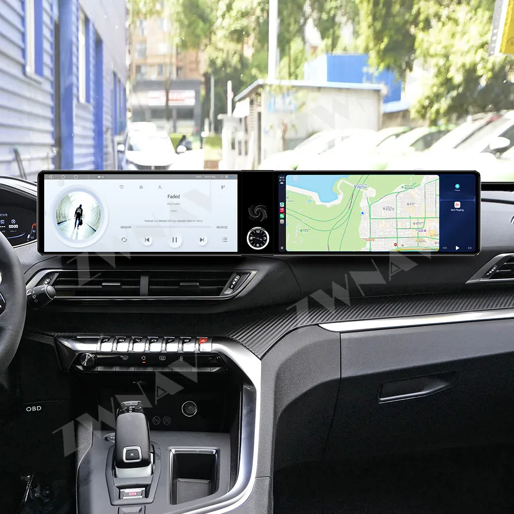 Tela sensível ao toque HD de 12,3 polegadas com Android 13 para Audi A6/S6/RS6 1997-2004, reprodutor multimídia GPS para carro, acessórios internos, G