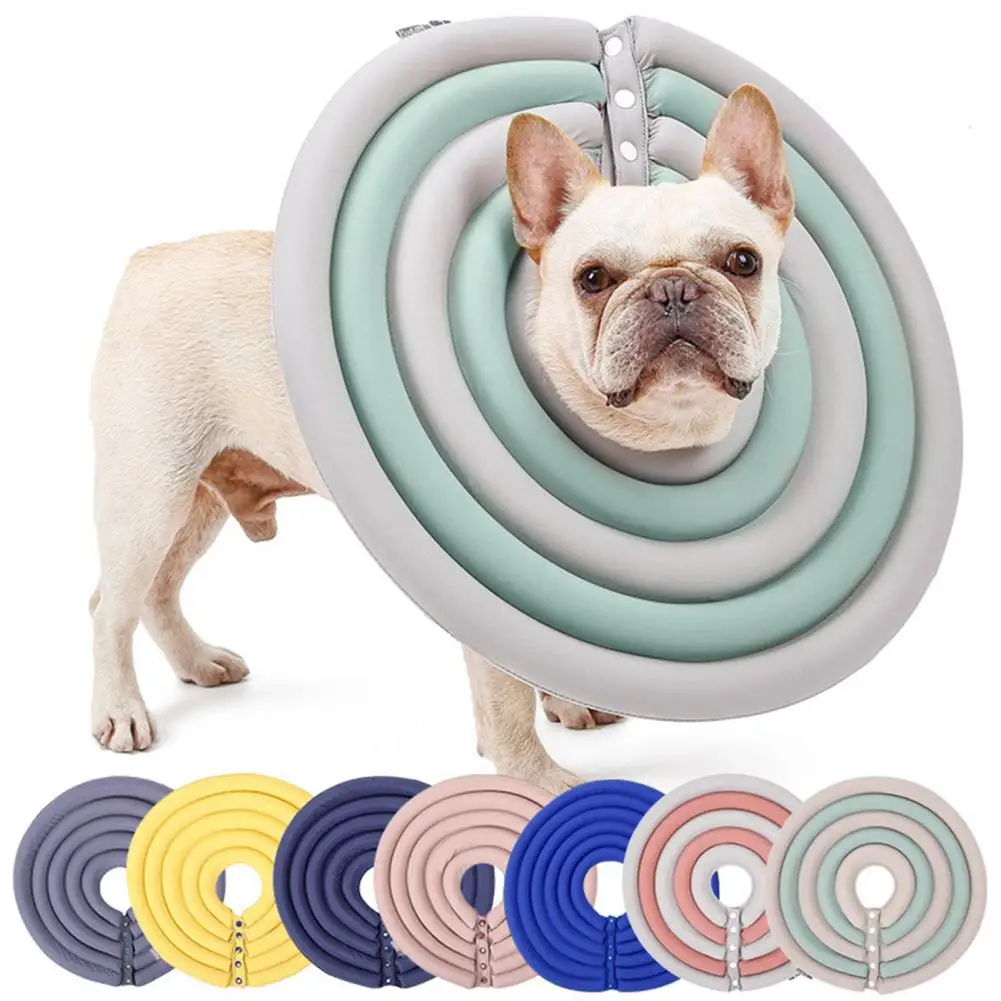 Cat Recovery Collar Good Texture Pet Neck Cone Puppy Cat Neck Protective Circle Elizabethan Collar