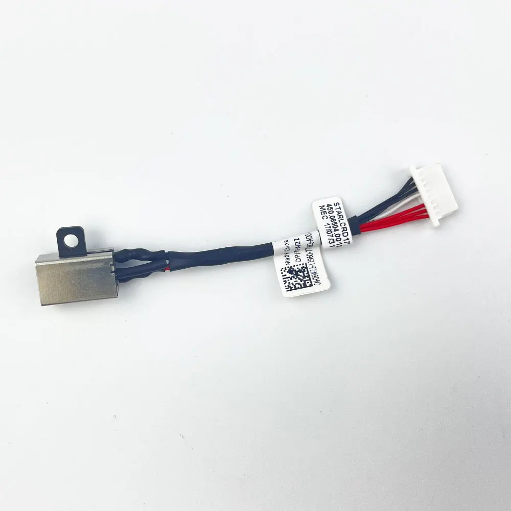 DC Power Jack with cable For Dell Inspiron 17 7778 7779 P30E 7378 7368 7405 5482 laptop DC-IN Charging Flex Cable 06VV22