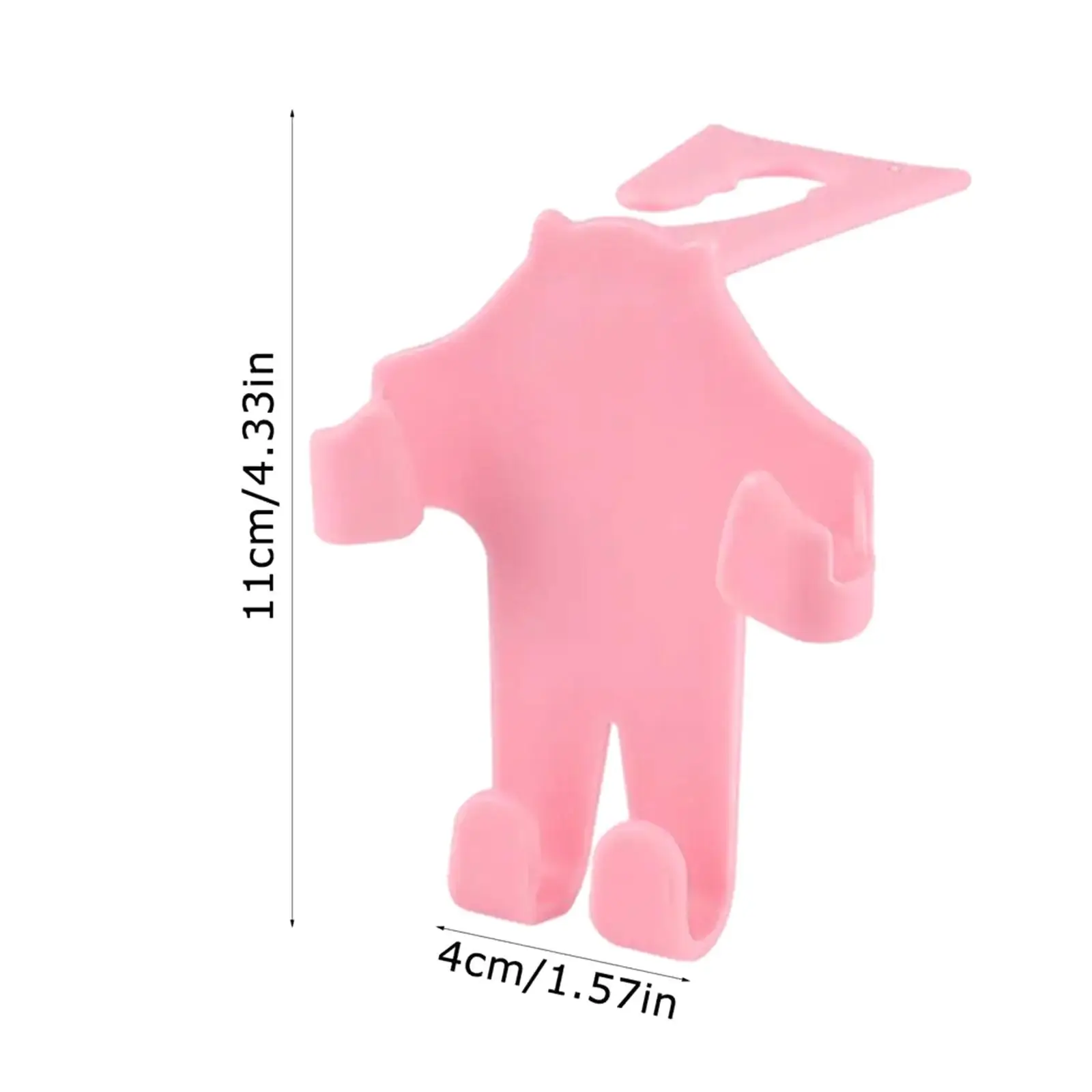 Universal Vehicle Organizer Plastic Car Seat Hook Headrest Hanger Holder for Coats Bags Groceries