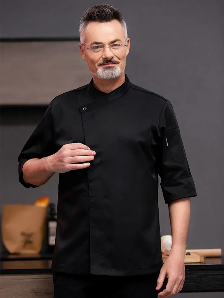 メンズケーキショップカフェパティシエジャケットホテルコック制服レストラン調理コートキッチン食堂長袖作業服