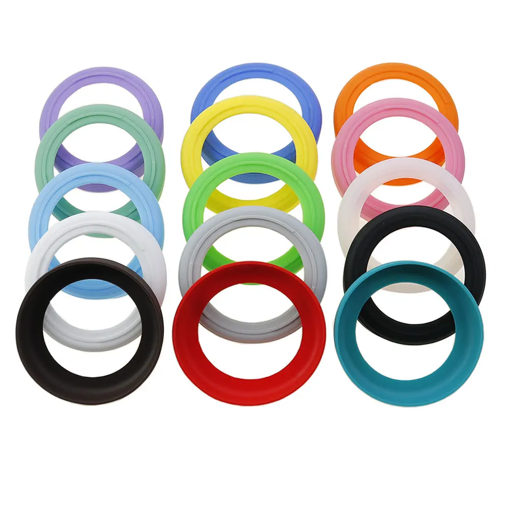 JCD 8.5cm Silicone Cup Bottom Cover Heat Insulation Coaster Sleeve Glass Cup Base Sheath Resistant Anti-Slip Bottle Sleeve