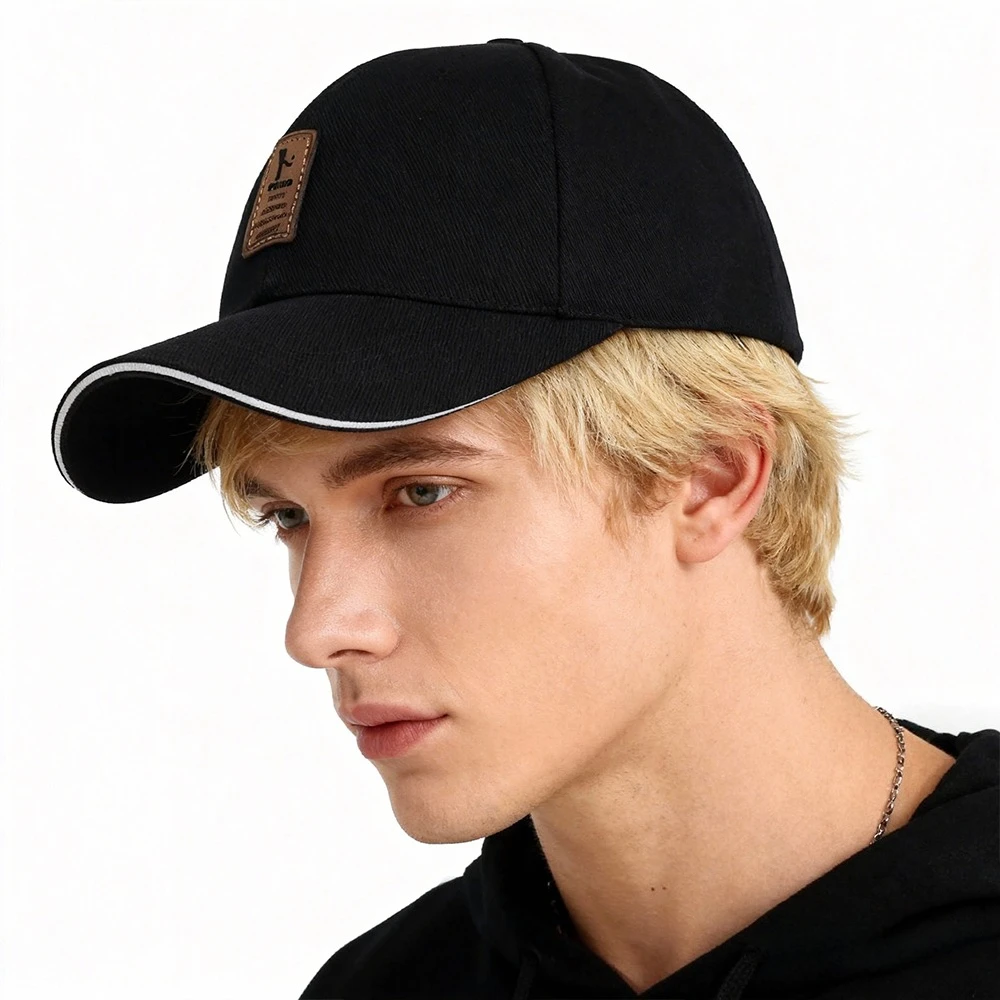 قبعة بيسبول قطنية عالمية من القماش للفوز للرجال والنساء بحافة كبيرة للحماية من الشمس في الهواء الطلق قبعات بلغت ذروتها