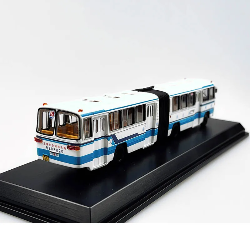 1:76 Guangzhou Bus 14.2m Articulated Aisle Car Shenzhen Bus Version Simulation Resin Bus Model Toy Collection Gifts