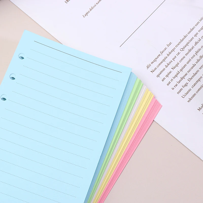 A6 100Sheeet Loose-Leaf Replacement Core Paper Combination Inner Core Office Stationery
