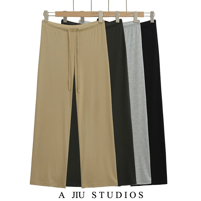 Cseta de Manga Corta Hoada Estilo Urbano para Mujer, Plones Casus con Cintura Baja y Cordón Ajustable, Moda Veran...