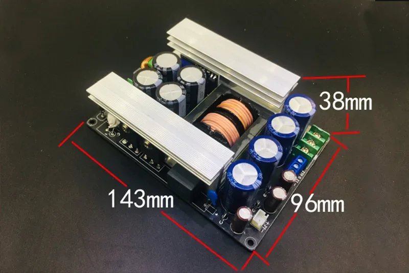 1500W miękki Start LLC przełącznik wzmacniacza moc dźwięku płyta zasilająca AC220V napięcie wejściowe podwójne 45V 50V 60V 70V 80V