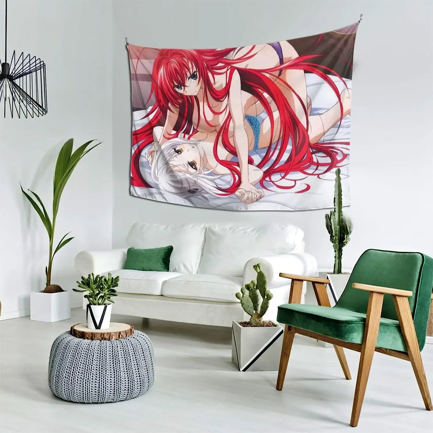 Manga Highschool Dxd Rias Koneko Tapestry Wall Hanging Tapestry For Home Party Room Art Decoration 60*40 Inch