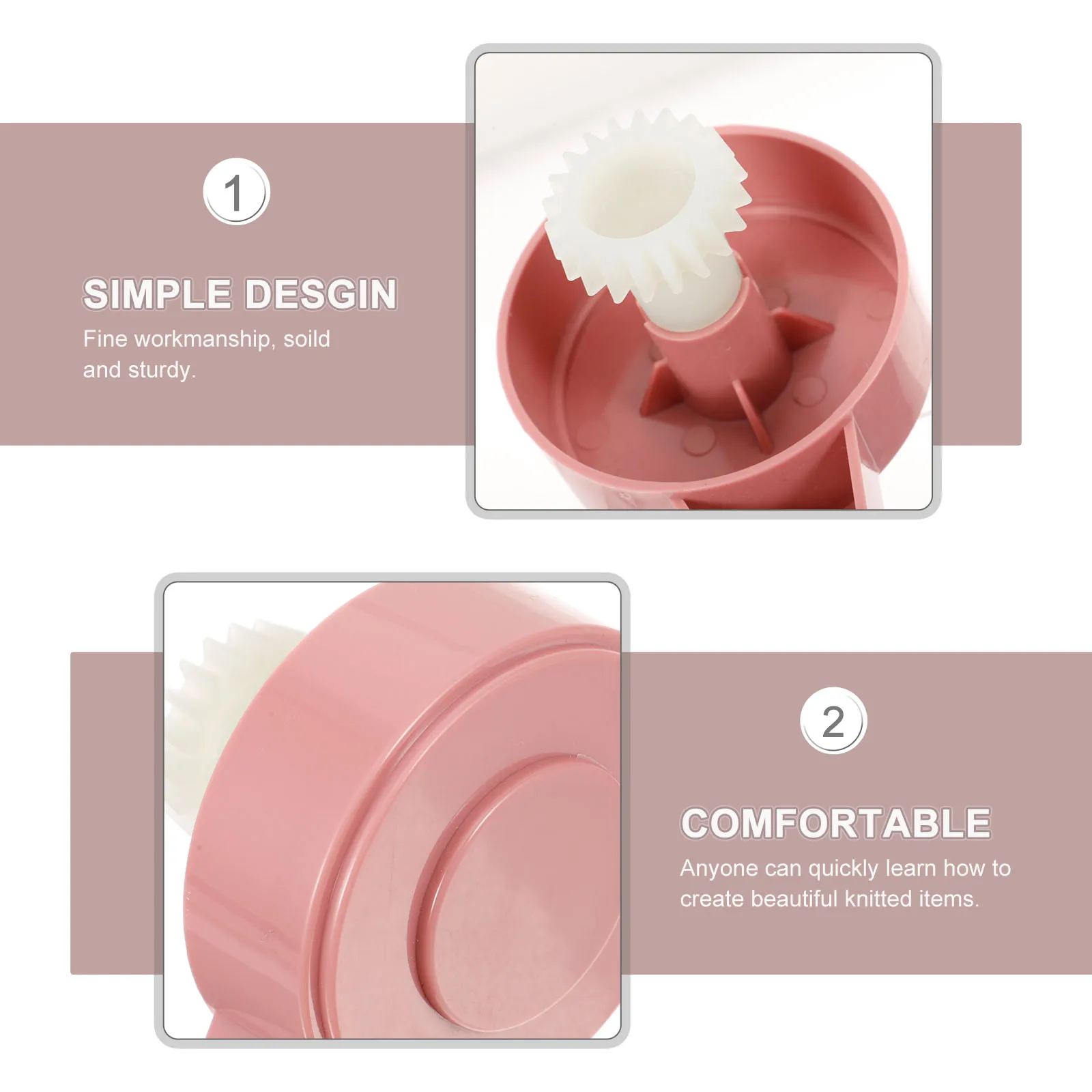 

Knitting Machine Crank Handle Plastic Durable Replaceable Hand Crank Operation Knitting Supplies Kitting Machine Part