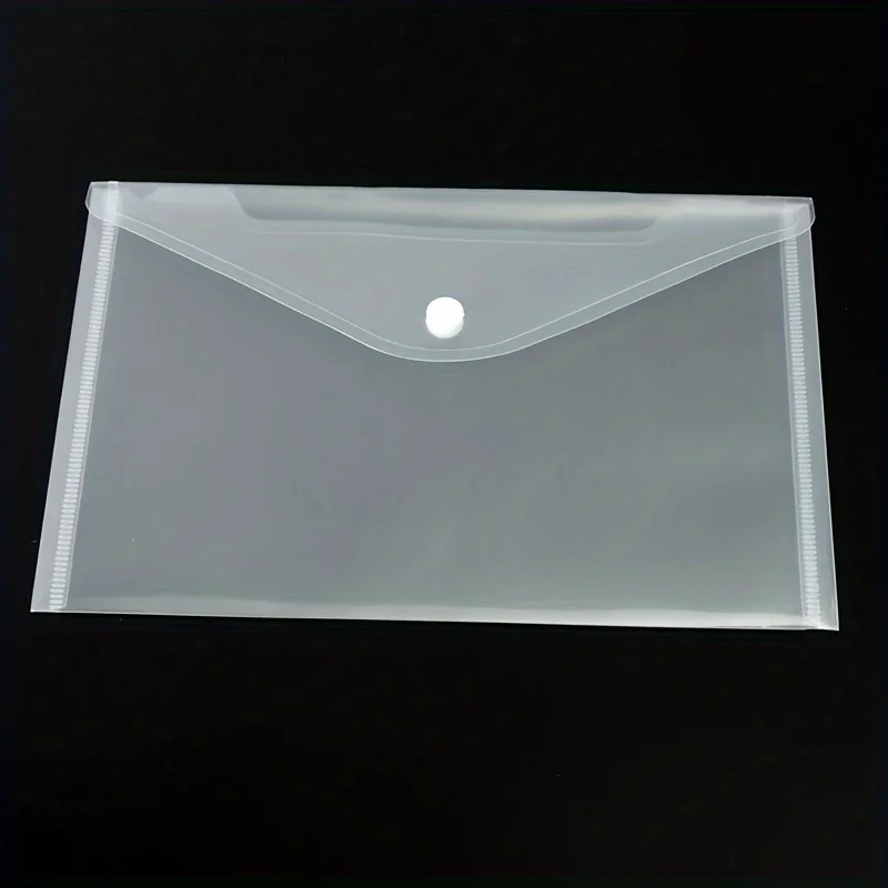 A5 10-100 pieces/set folder bag A5 folder transparent plastic file paper office supplies