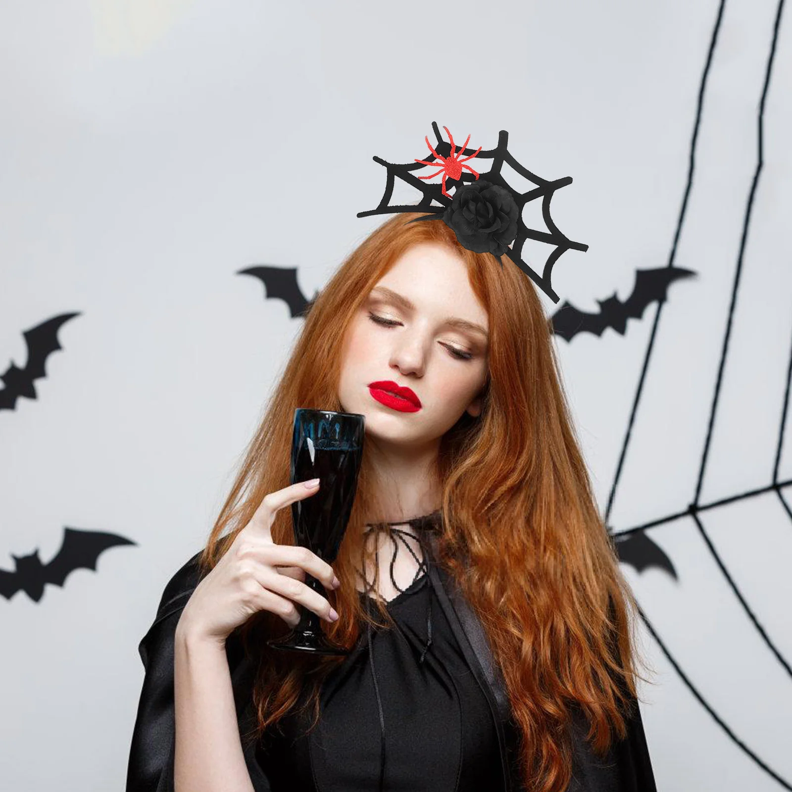 

1pcs Halloween Spider Women Decorative Hair Accessories Party Headdress Cosplay Adult Carnival Headband Headwear Band