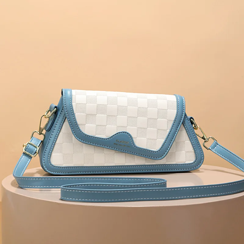 

Fashion New Color Contrast Flip Women's Bag Summer Women's Shoulder Bags Versatile Women's Shopping Crossbody Bags Phone Bags