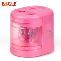 Eagle Electric Pencil Sharpener, Battery or USB Operated, Dual Holes, Dual Blades,  Portable, Office,School Supplies Stationery