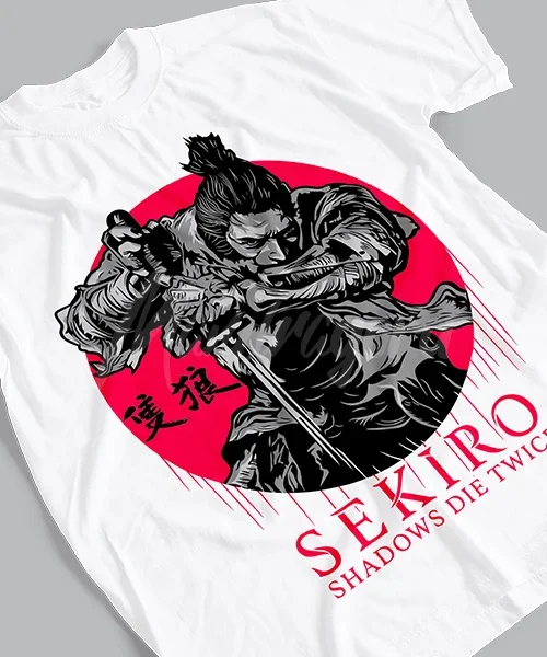 T-shirt for Anime Sekiro Shadows  Twwiice