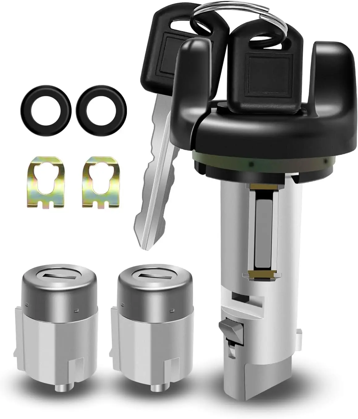 

Комплект цилиндров замков зажигания и дверей с ключами для пикапов и внедорожников Chevy GMC 1995-1997, замена замка зажигания