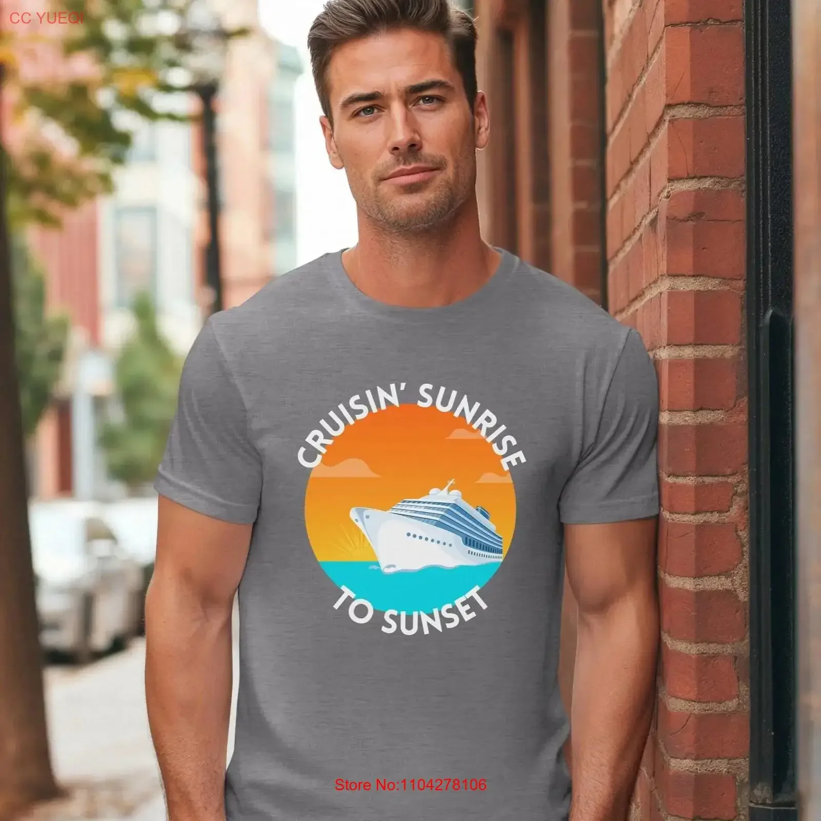 Cruise Vacation T Shirt Cruising Sunrise to SunseT for Cruisers Vibrant Colors Travel Anyone vintage Washed Versatile