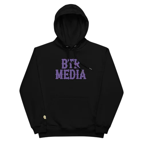 BTR Media Premium eco هوديي للجنسين المتضخم هوديي الصوف الدافئة طباعة عادية عالية الجودة yop الراقية الفاخرة الصوف الدافئة #1