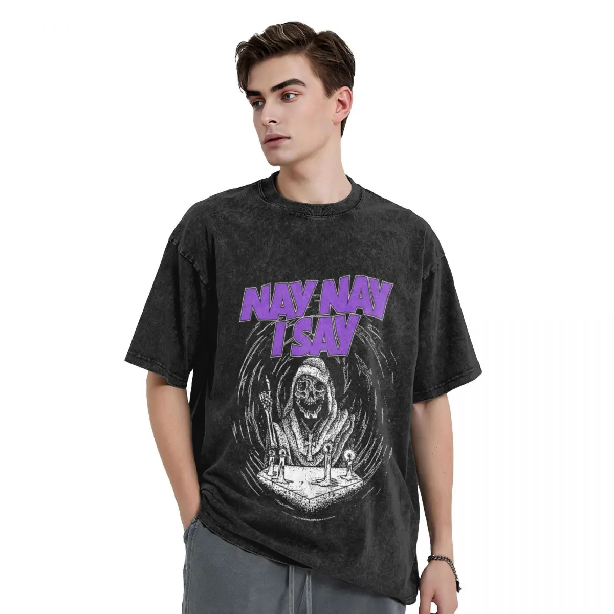 Bailey-Sarian Band Merch Nay-Nay T-Shirt boys whites animal prinfor boys man t shirt kawaii clothes T-shirt men